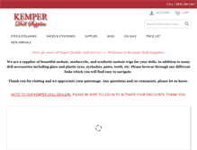 Tablet Screenshot of kemperdolls.com